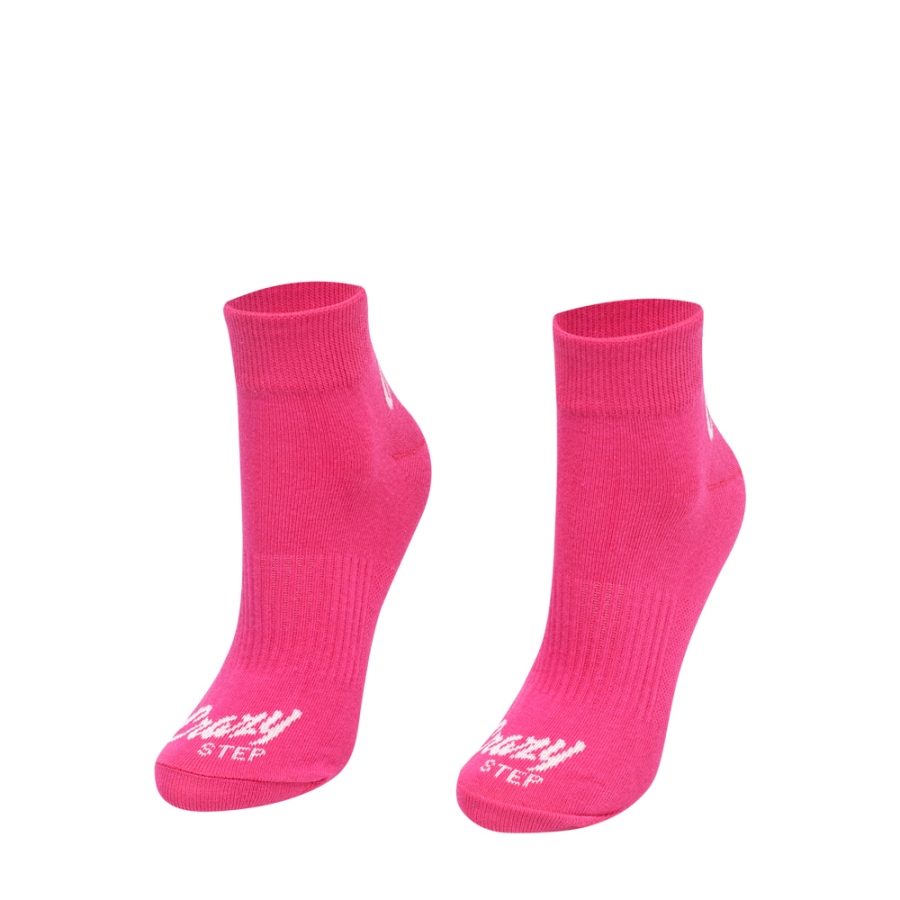 Sportovní kotníkové ponožky růžové magenta